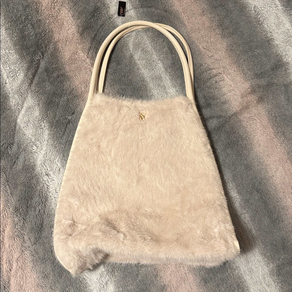 Victoria Secret Faux Fur Tote Bag